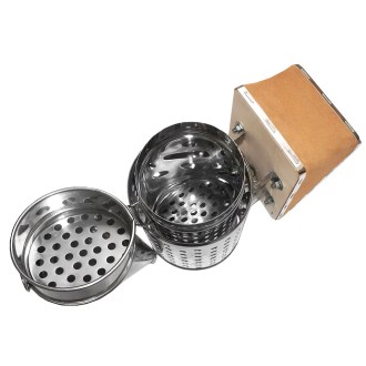 Smoker klein, Edelstahl